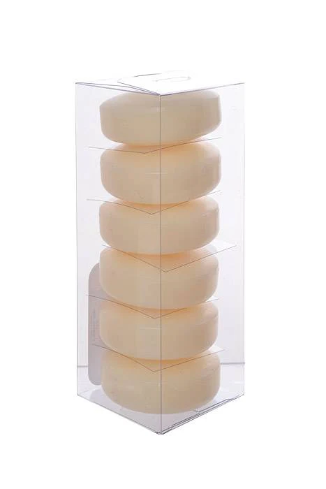 3" Floating Candle Disc Ivory Pkg/6 - Image 2