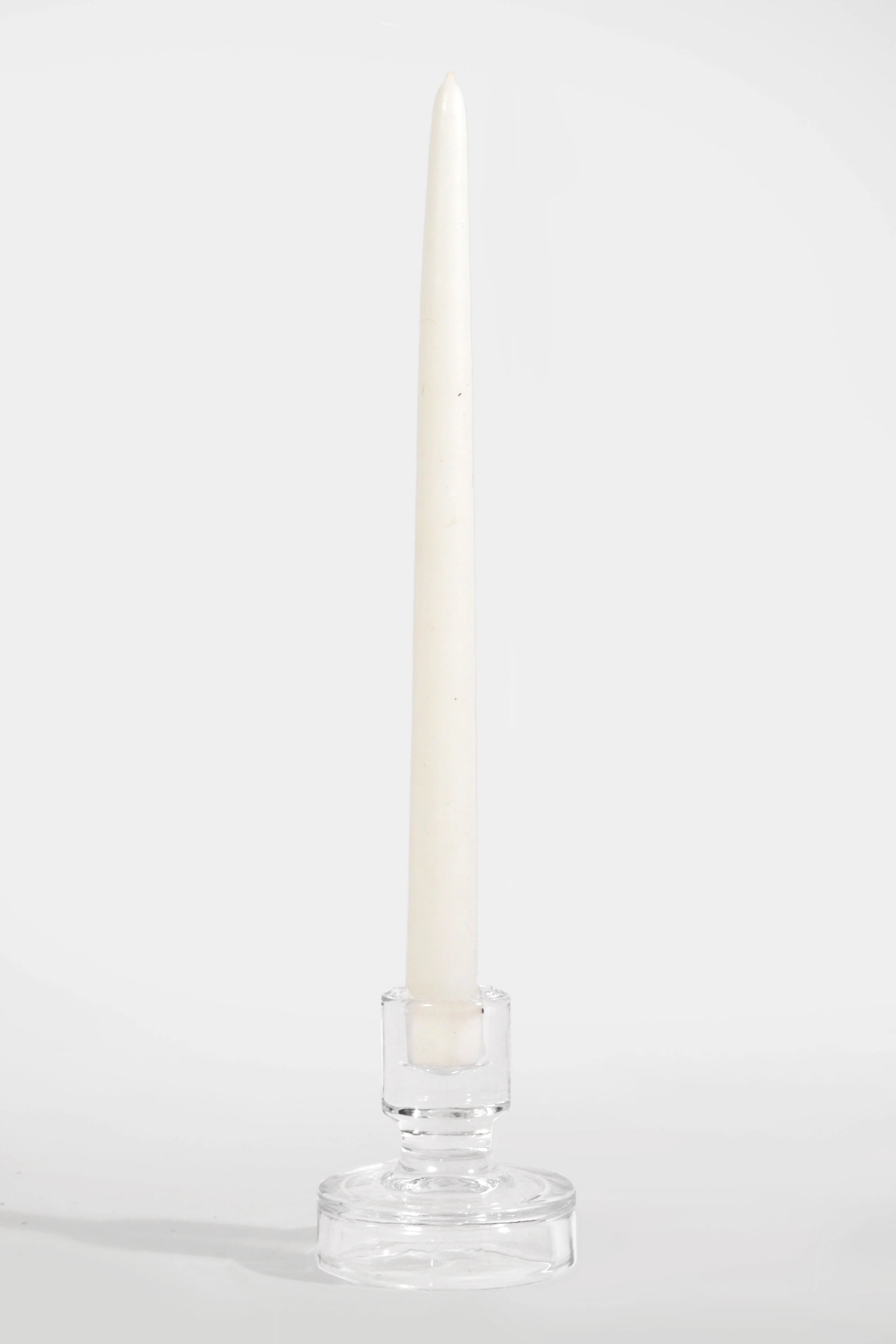 3" Glass Candle Holder Clear - Image 2