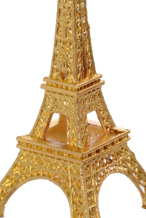 3" Metal Eiffel Tower Gold - Image 2