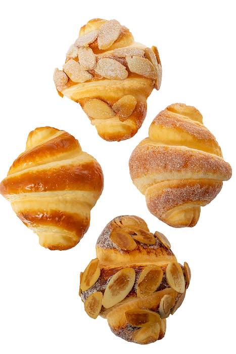 3" Mini Croissant Deco Brown/tt Pkg/4 - Image 2