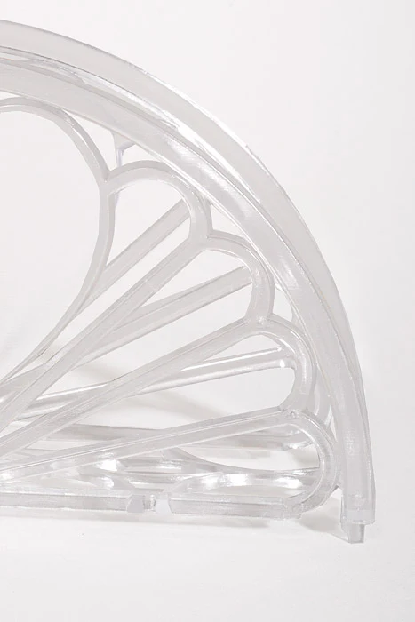 3" Napkin Holder W/Heart Clear Pkg/12 - Image 3