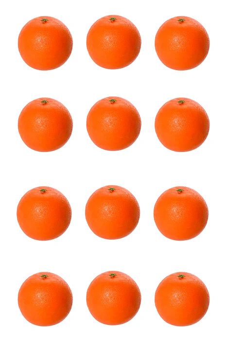 3" Orange Pkg/12 - Image 2