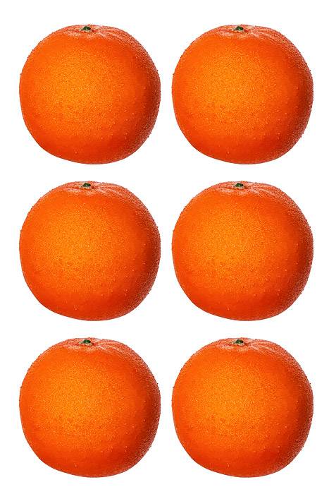 3" Orange Pkg/6 - Image 2