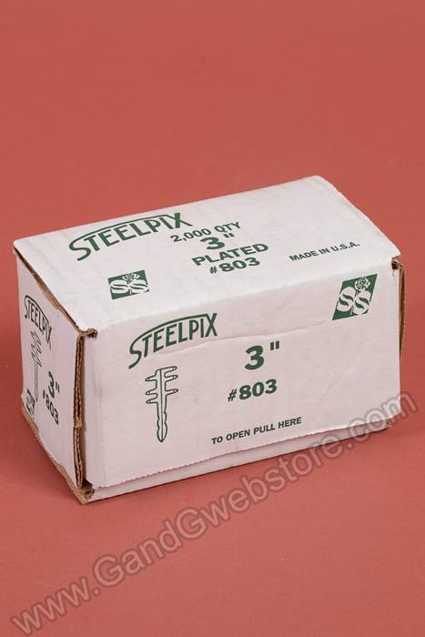 3" Steel Plate Picks Box/2000 - Image 2