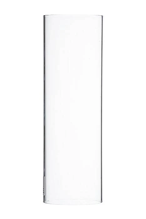 3" X 10" Glass Chimney Clear (Open Both Ends)