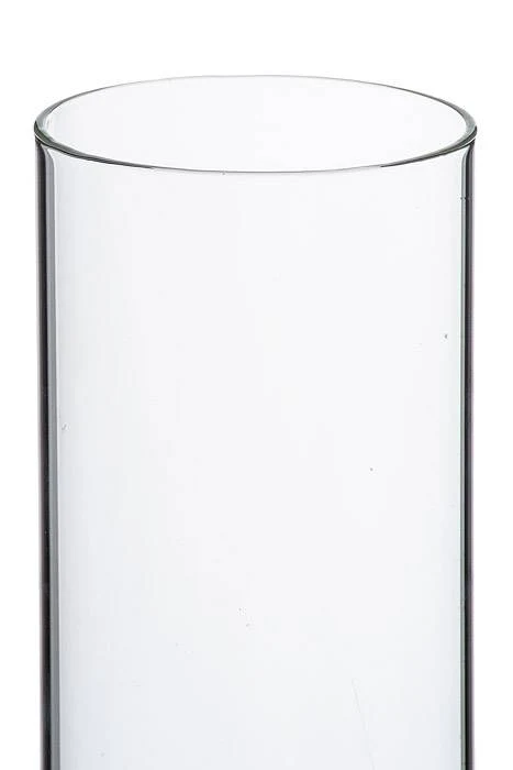 3" X 10" Glass Chimney Clear (Open Both Ends) - Image 2
