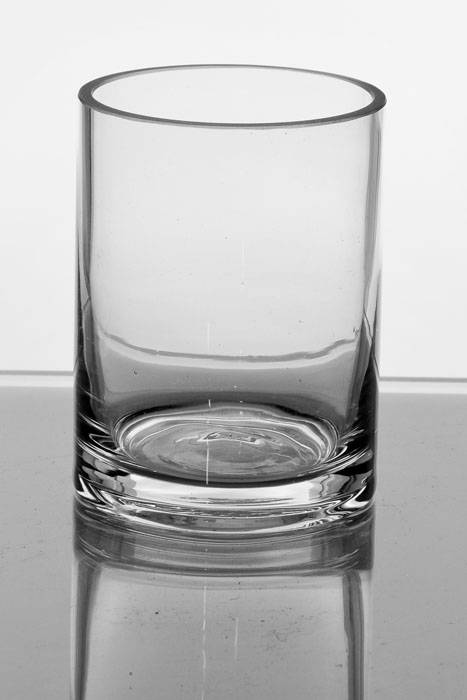 3" X 4" Cylinder Glass Vase Clear
