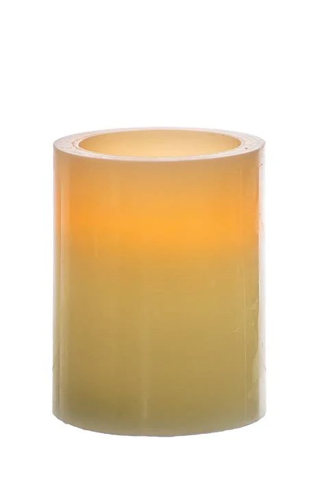 3" X 4" Flameless Candle Ivory - Image 2