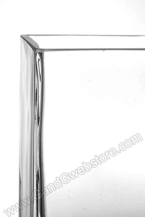 3" X 4" X 5" Rectangular Glass Vase Clear - Image 2