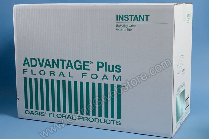 3" X 4" X 9" Advantage Plus Floral Foam Green OASIS Pkg/48 - Image 2