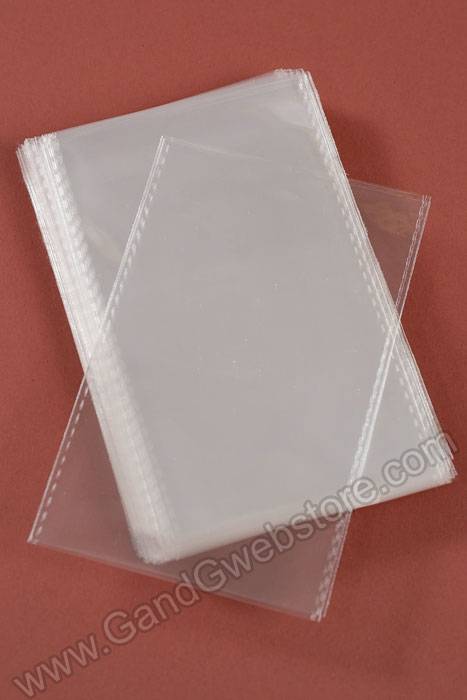 3" X 5" Cellophane Bag Clear Pkg/100 - Image 2
