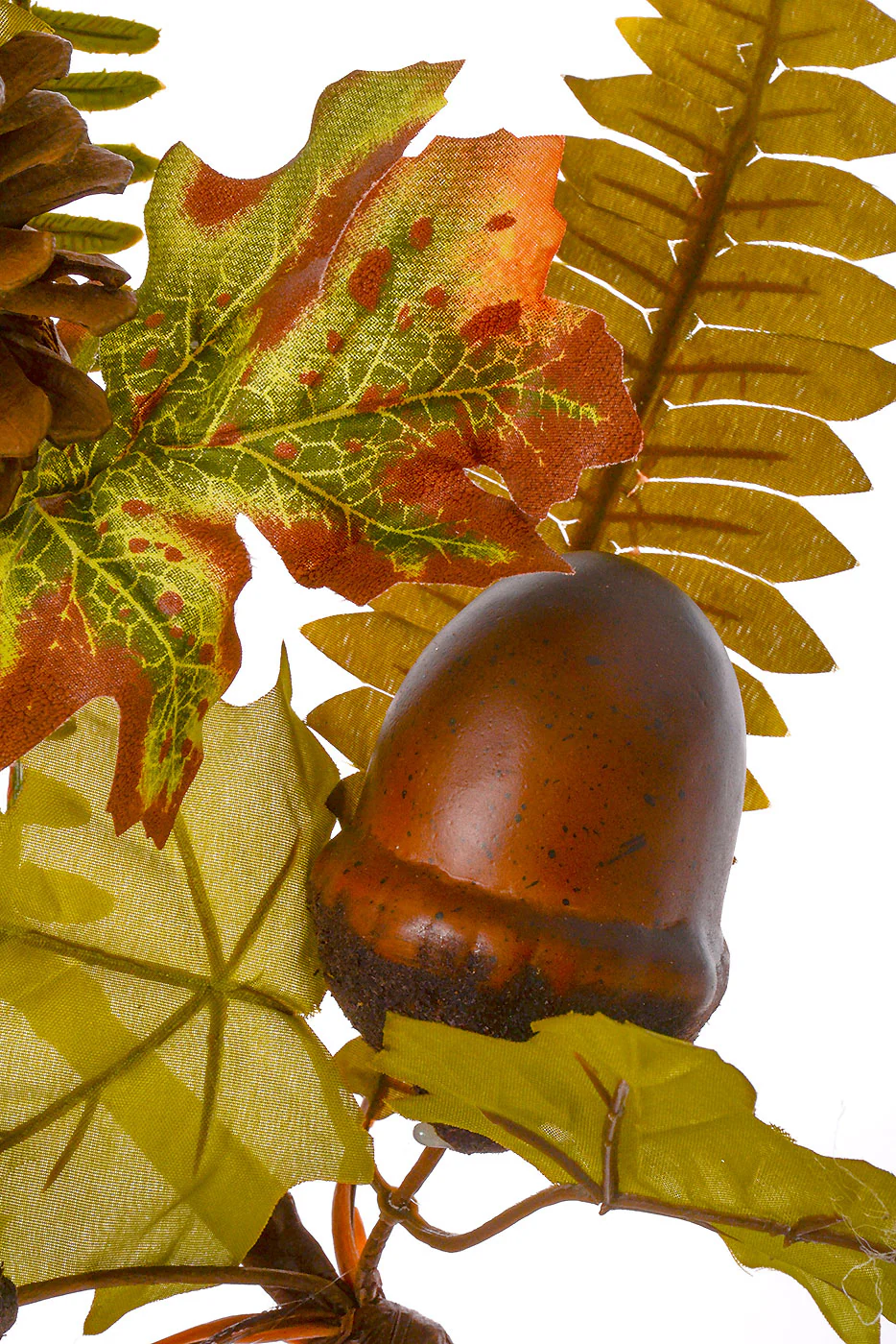 30" Artificial Acorn Pinecone Berry Spray - Image 2