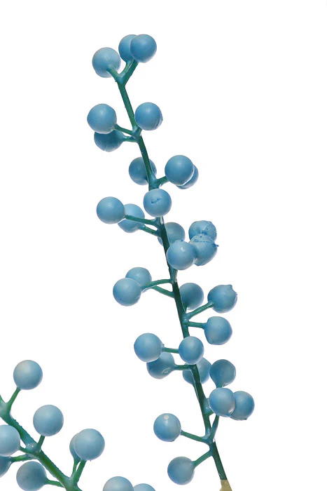 30" Artificial Easter Berry Spray Blue - Image 2