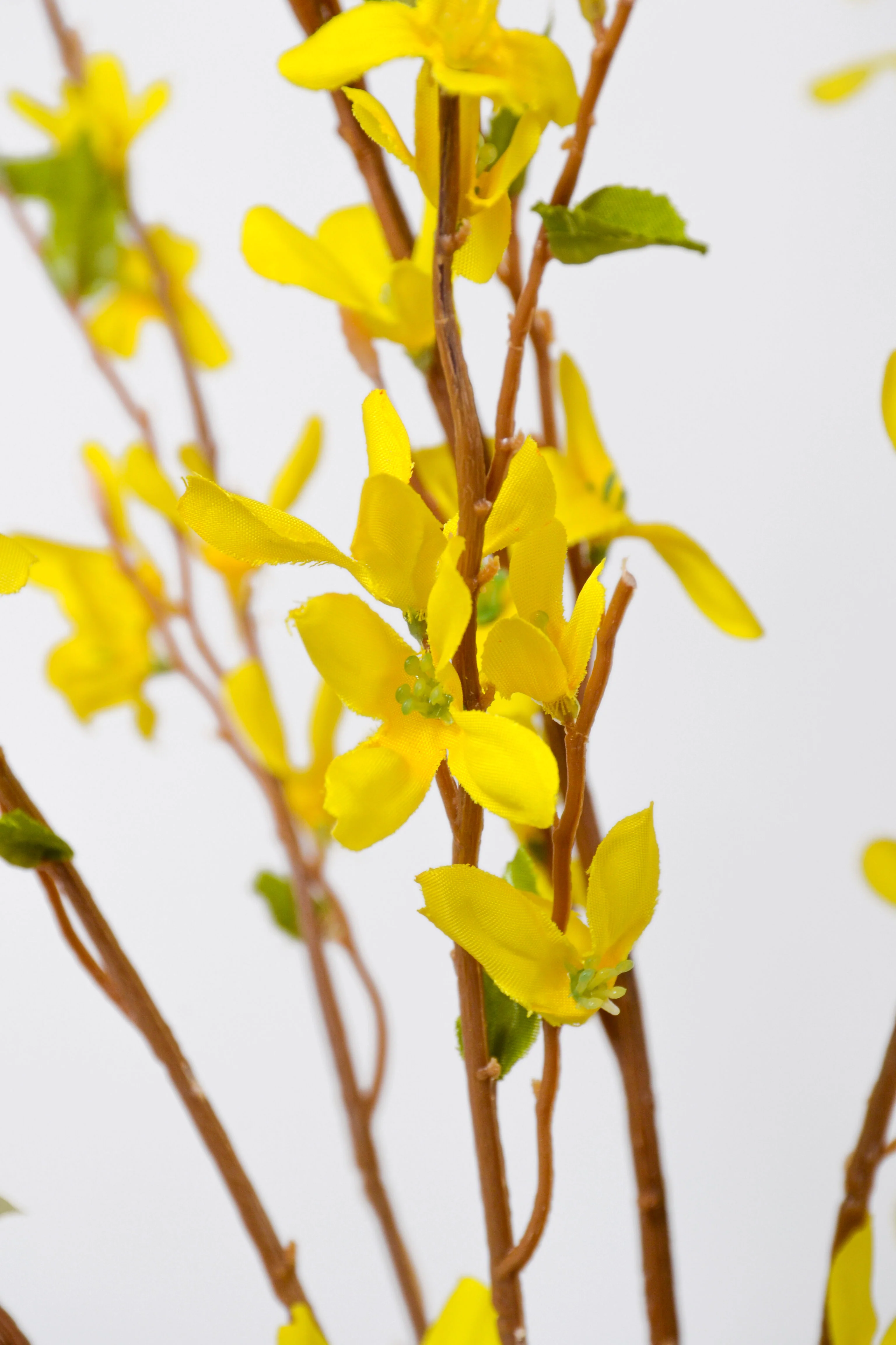 30" Artificial Forsythia Bush Yellow - Image 2
