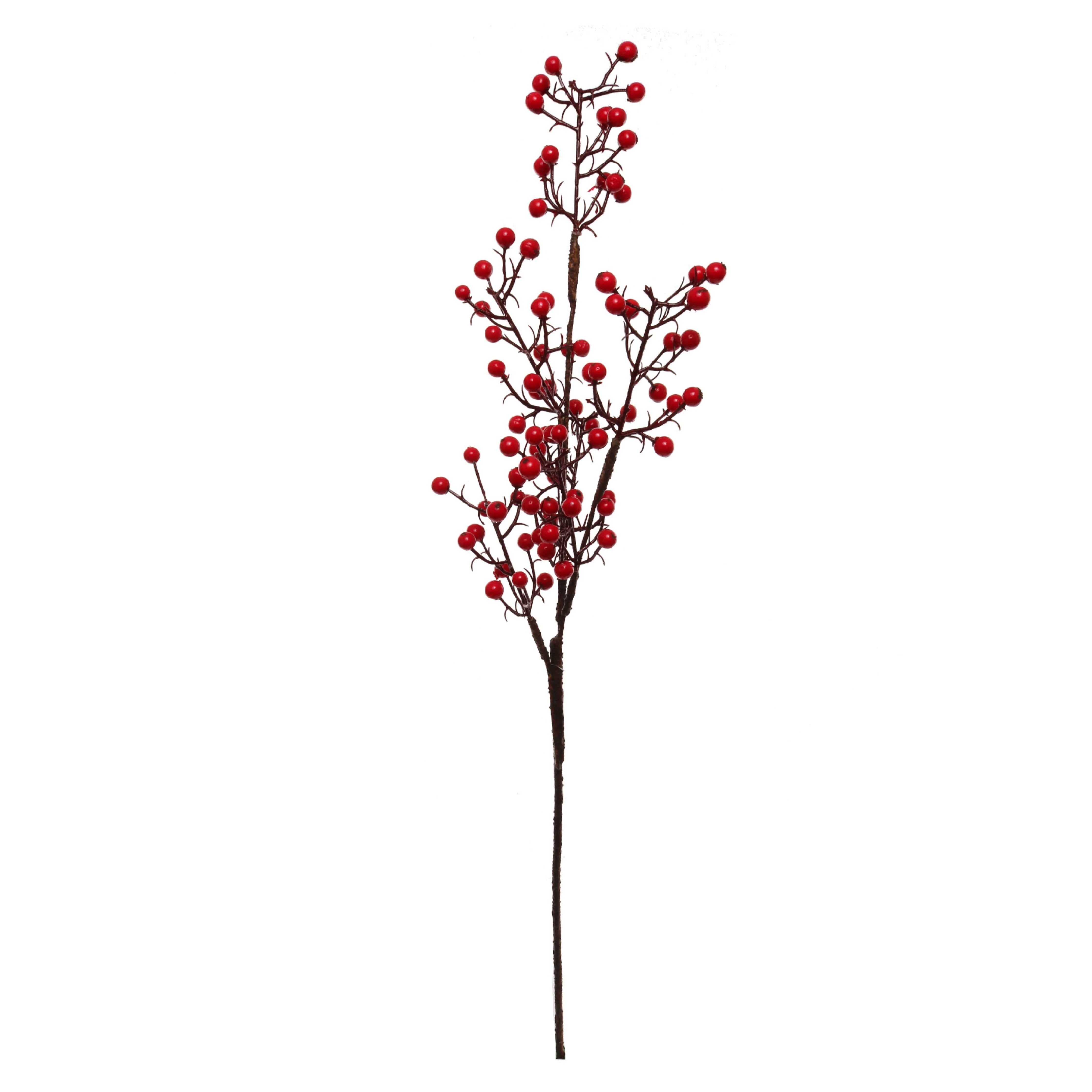 30" Berry Spray Red