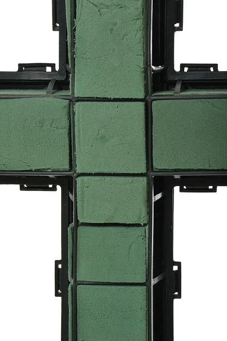 30" Floral Foam Cross Green - Aquaform - Image 2
