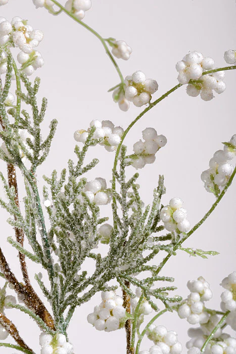 30" Frosty Cypress Spray Green/White - Image 2