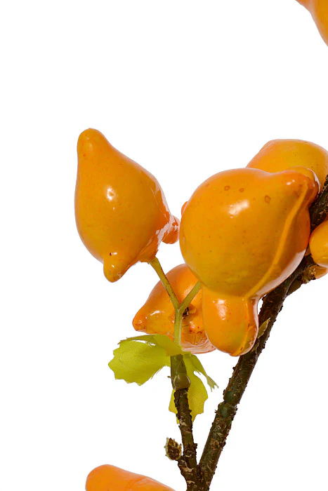 30" Ginseng Fruit Spray Yellow - Image 2