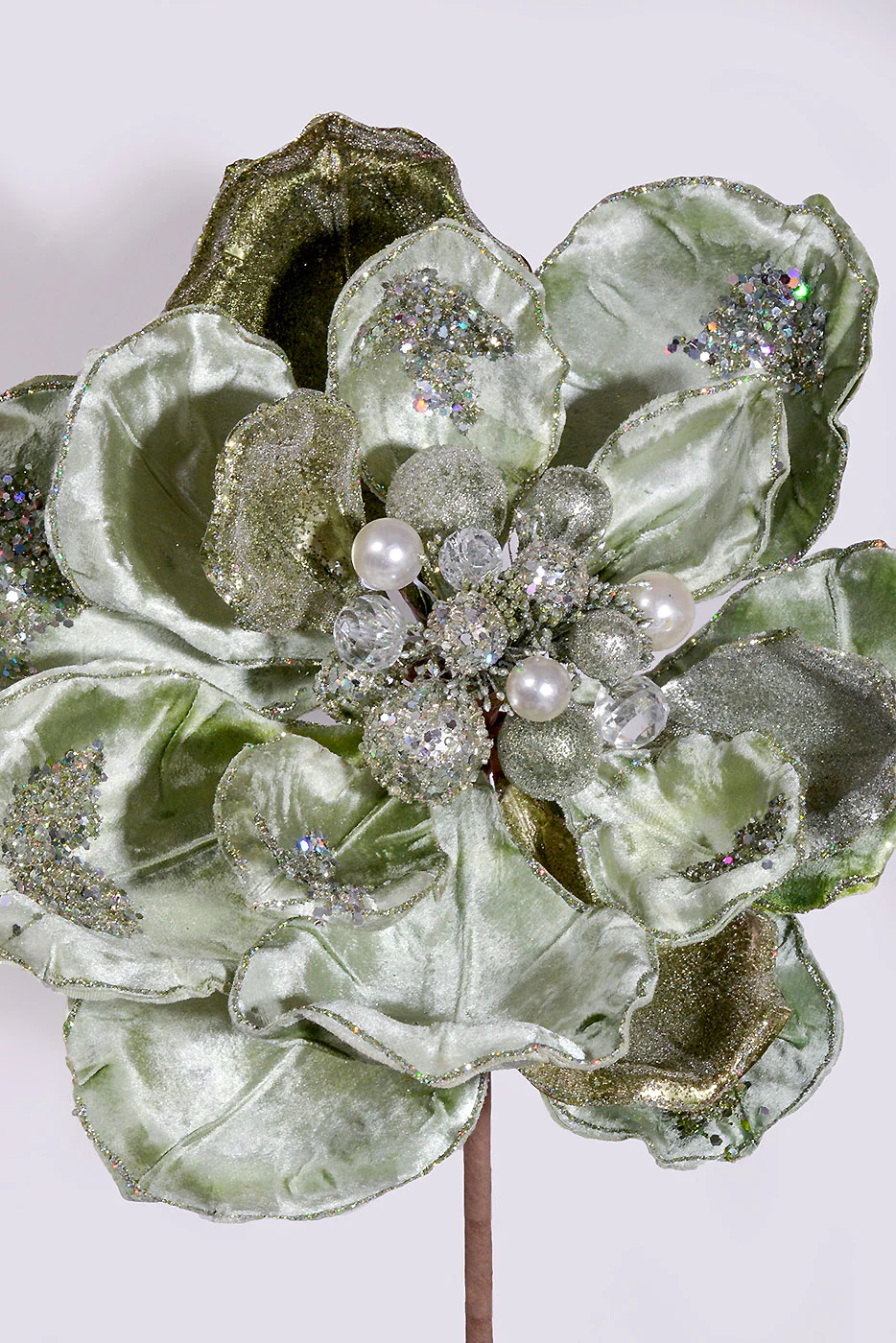 30" Grande Glamour Magnolia Stem Mint Green - Image 2