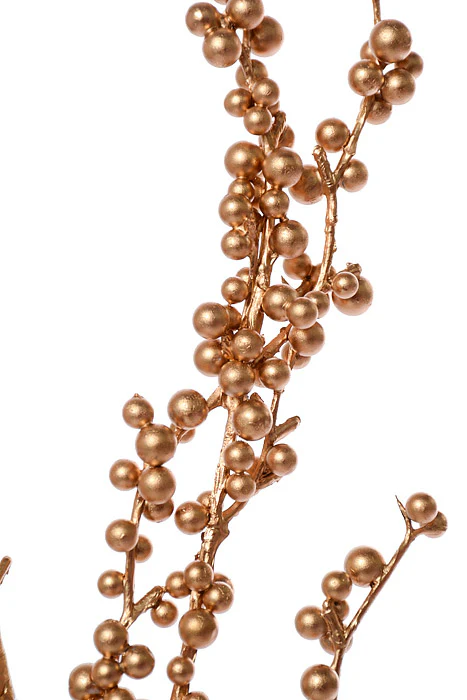 30" Metallic Mini Berry Spray Gold - Image 2