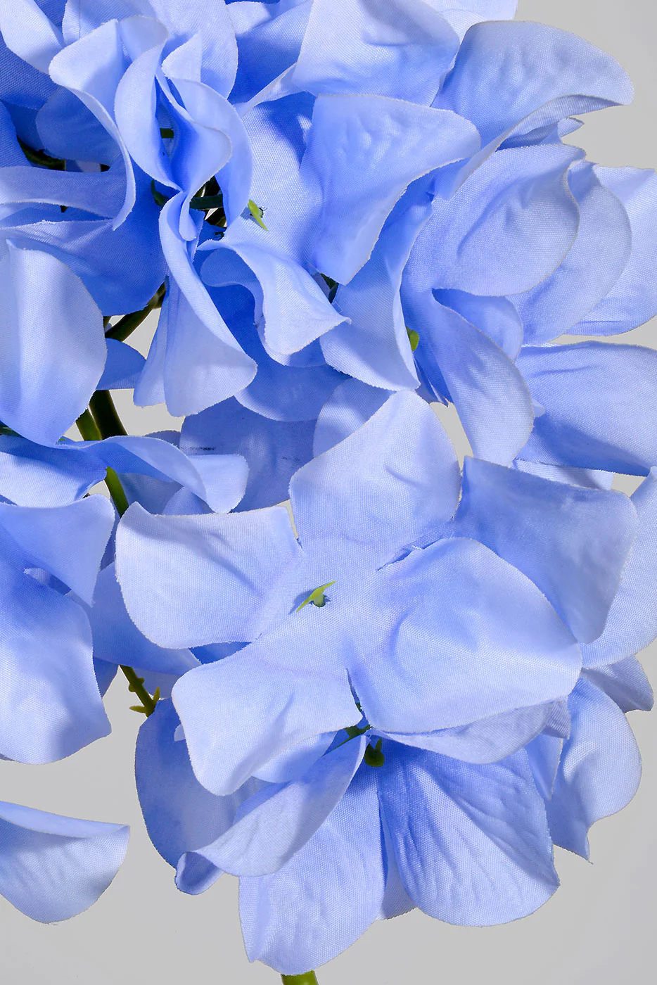 30" Silk Hydrangea Spray Blue - Image 2