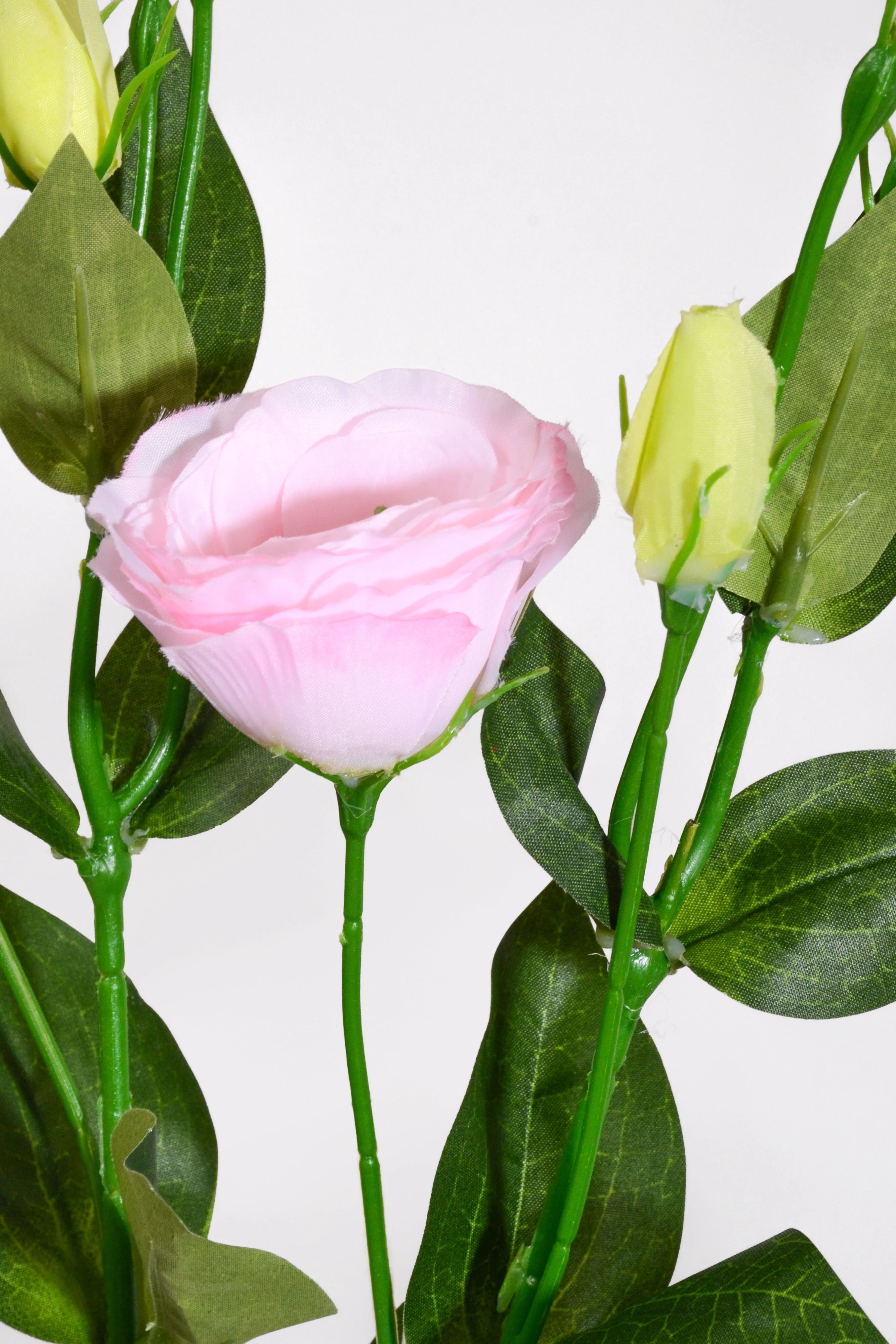 30" Silk Lisianthus Spray Pink - Image 2