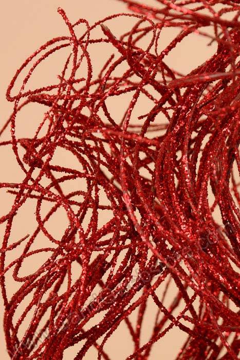 30" Sparkle Curly Ting Ting Red - Image 3