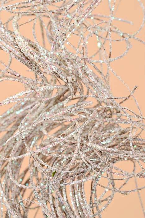 30" Sparkle Curly Ting Ting White - Image 3