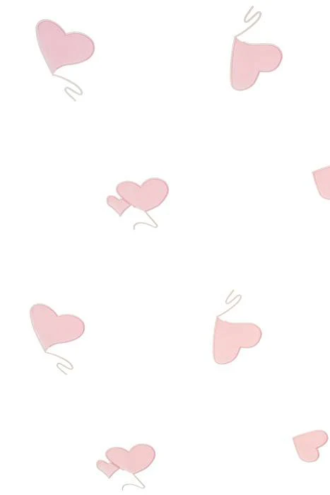 30" X 100ft Hearts Krystal Phane Roll Pink/Clear - Image 2
