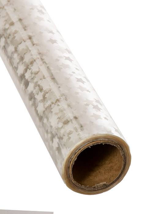 30" X 100ft Star Krystal Phane Roll White/Clear