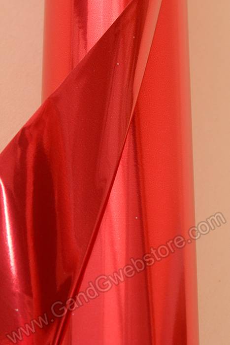 30" X 50ft Metallic Krystalphane Roll Red/red - Image 2