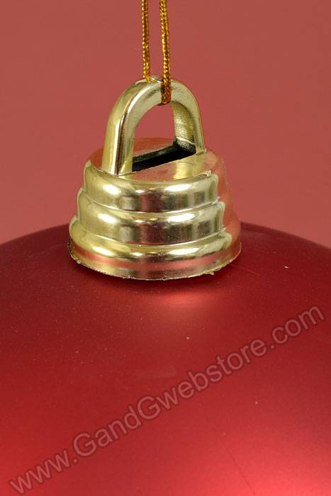 300mm Matt Plastic Ball Red - Image 2