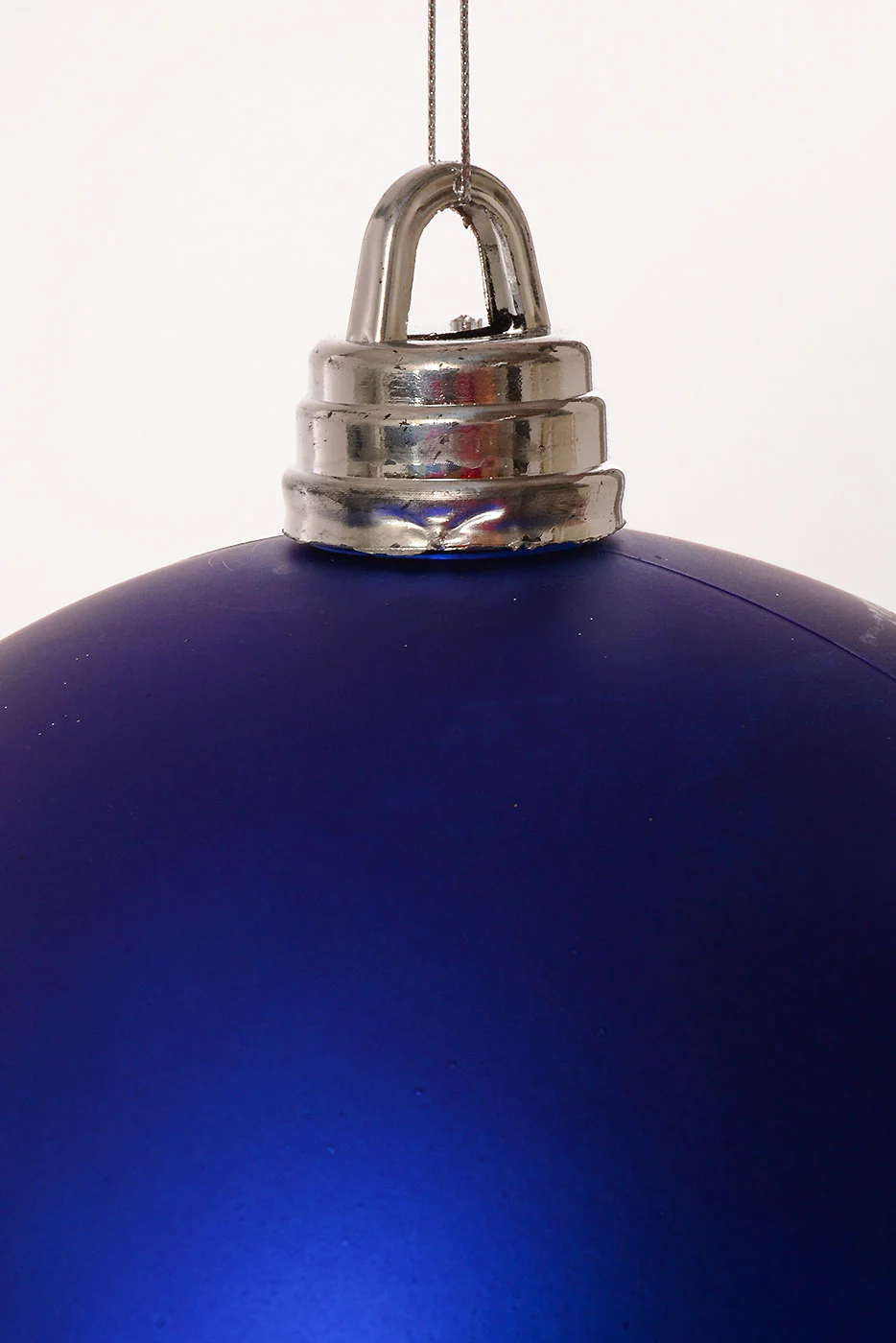 300MM Matte Plastic Ball Ornament Royal Blue - Image 2