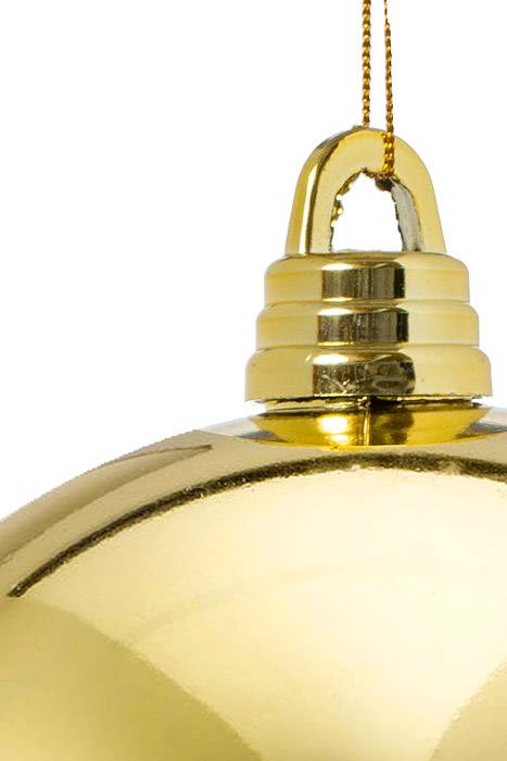 300mm Shiny Plastic Ball Gold - Image 2