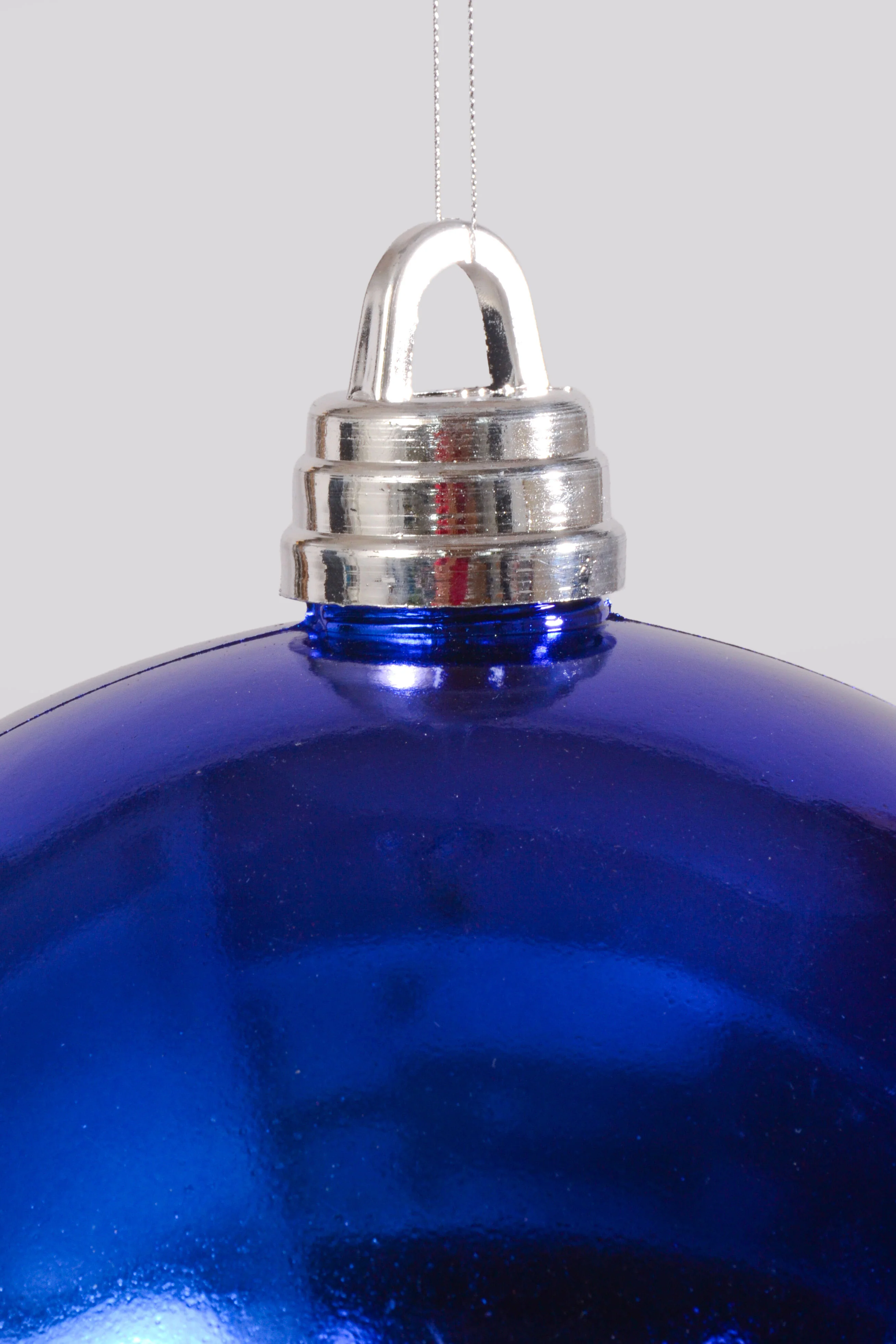 300MM Shiny Plastic Ball Ornament Royal Blue - Image 2