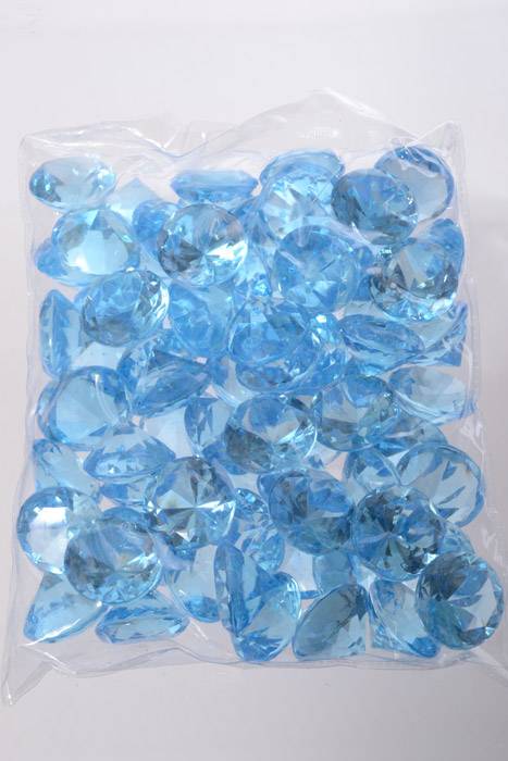 30mm Acrylic Diamond Light Blue Pkg/1lb - Image 2