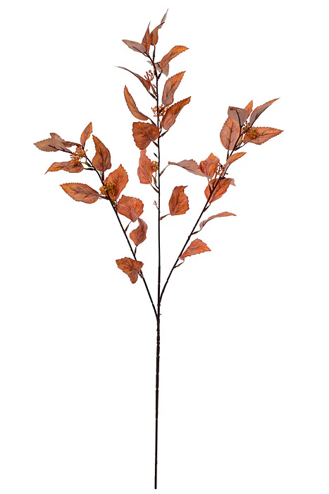 31.5" Artificial Eucalyptus Spray Orange