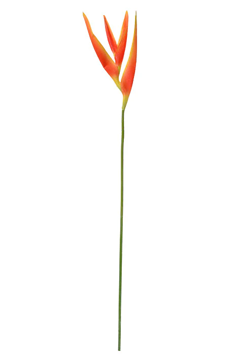 31.5" Artificial Tropical Heliconia Spray Orange