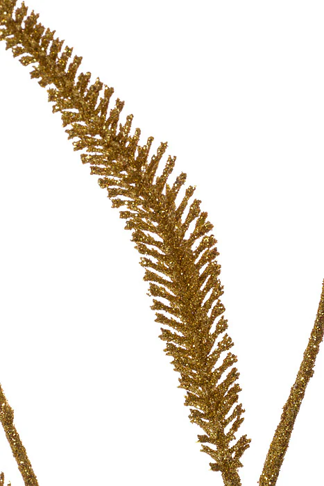 31.5" Glitter Foxtail Spray Gold - Image 2