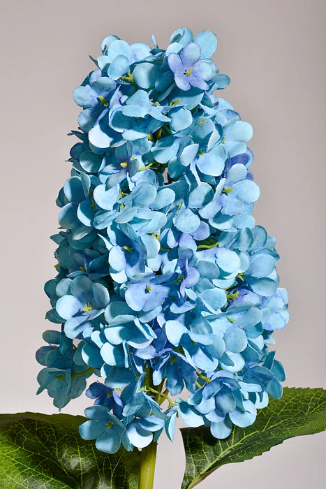 31.5" Silk Hydrangea Spray Blue - Image 2