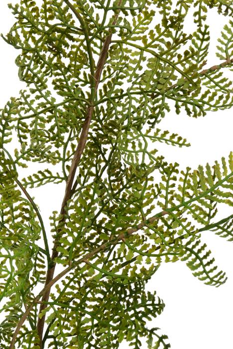 31" Artificial Leather Leaf Spray Green - Image 2