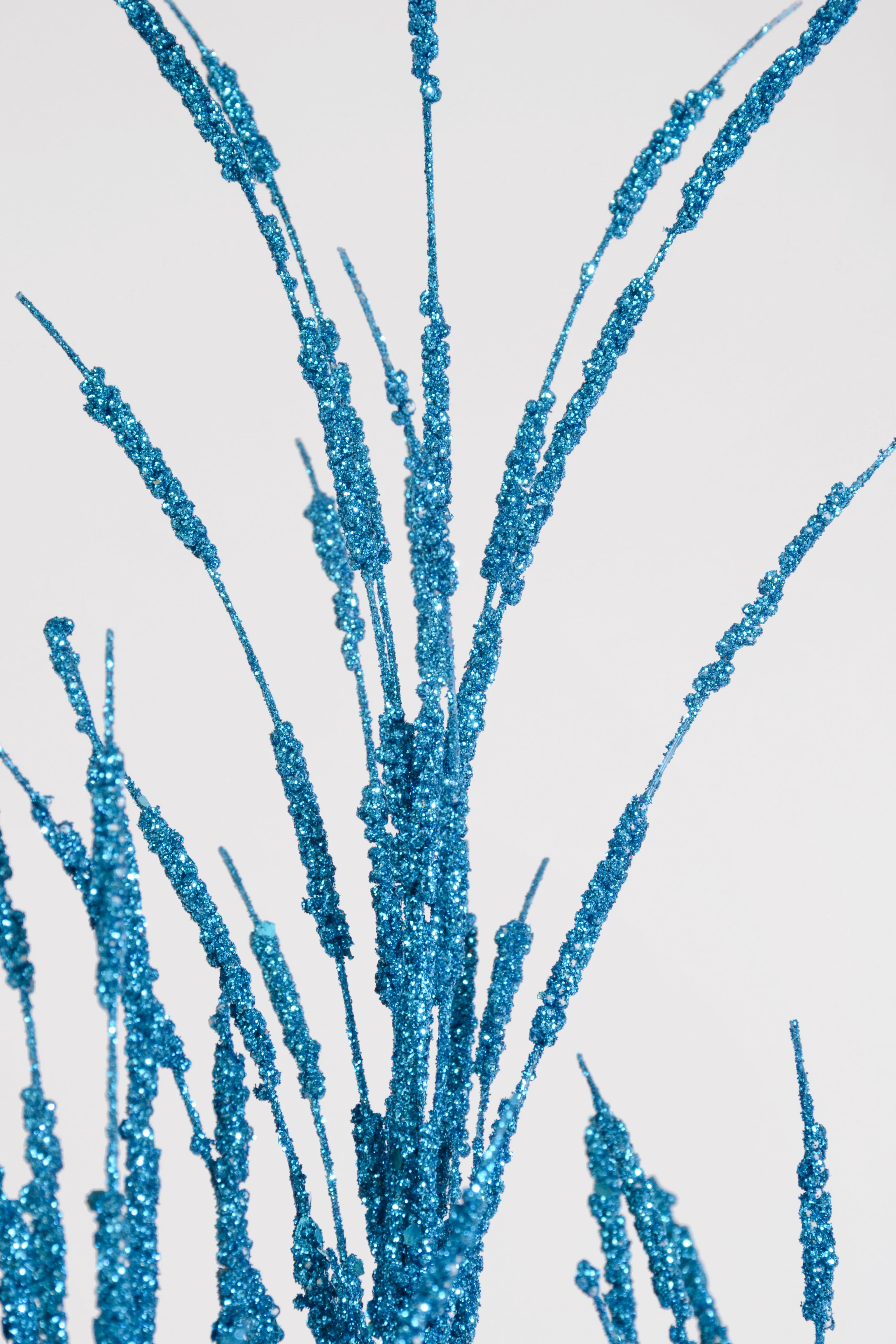 31" Glitter Spike Spray Aqua - Image 2