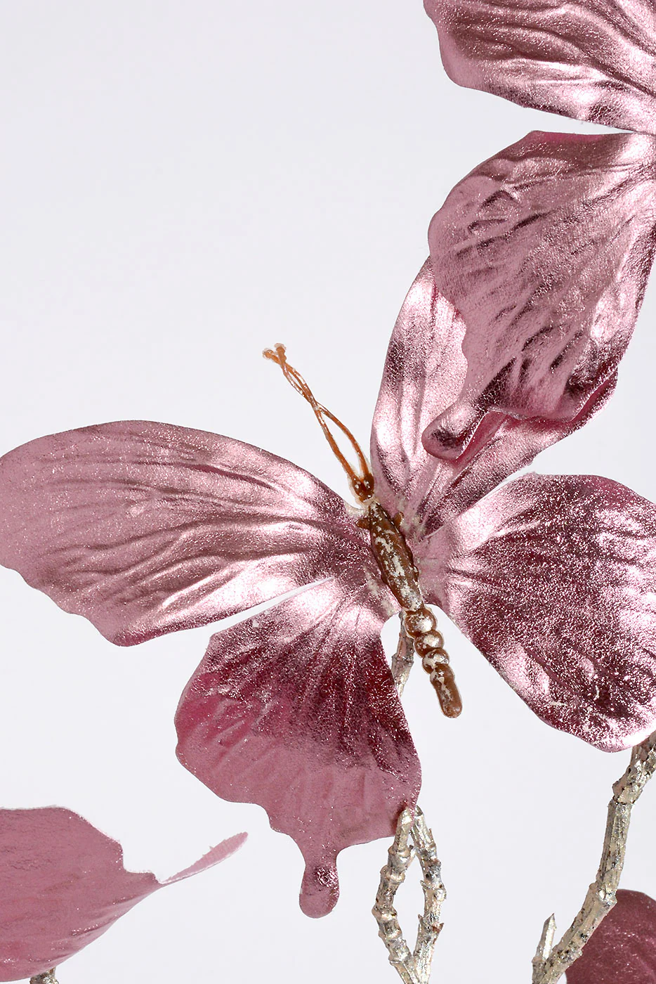 31" Metallic  Butterfly Spray Lavender/Pink - Image 2