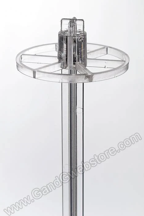31" Plastic Pedestal Clear - Image 2