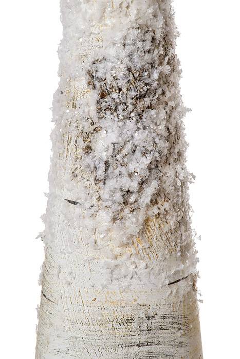 31" Plastic Snow Birch Bark Cone Tree Na/fr - Image 2
