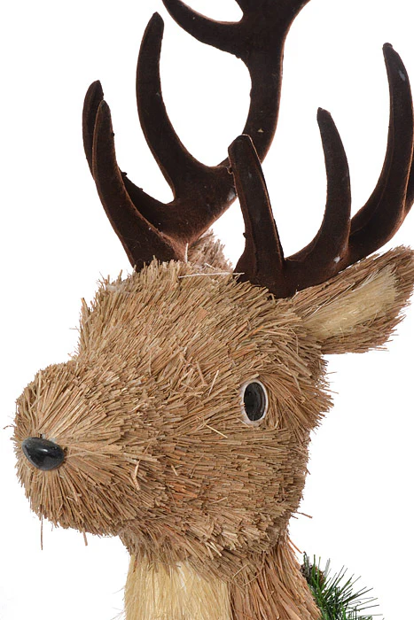 31" Straw Reindeer Natural - Image 2