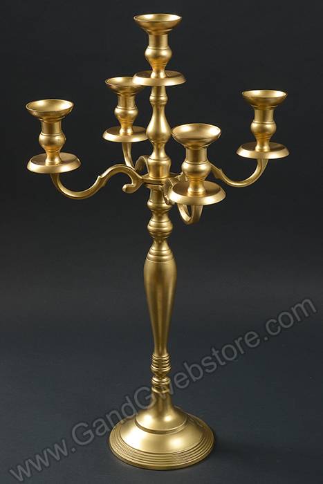 32" Candelabra Gold - Image 2