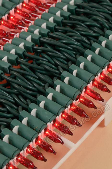 32ft Super Bright Set/100 Lights Red/green Wire - Image 2
