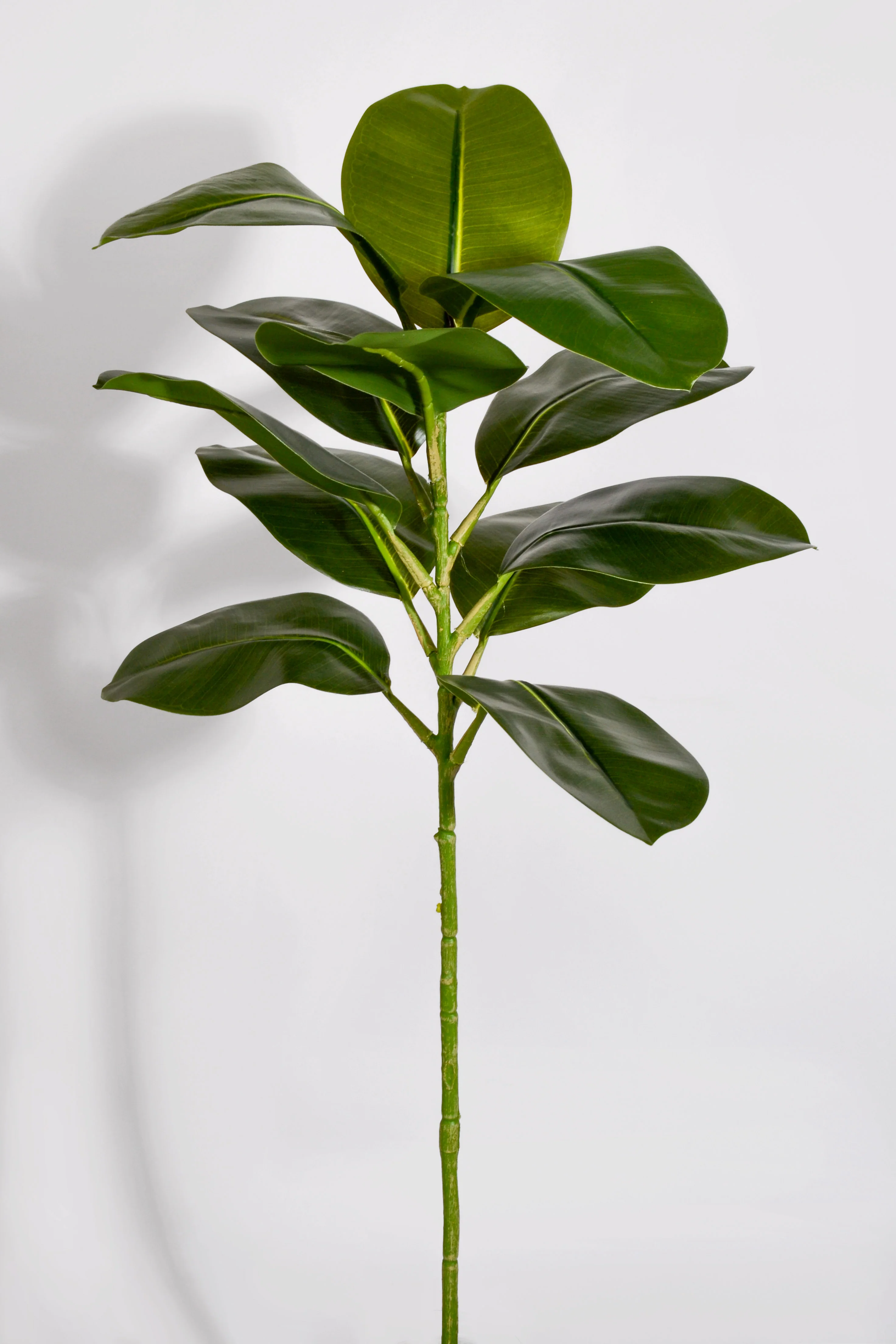 33.5" Artificial Magnolia Leaf Spray Green