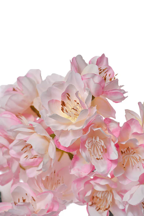 33.5" Silk Cherry Blossom Spray Light Pink - Image 2